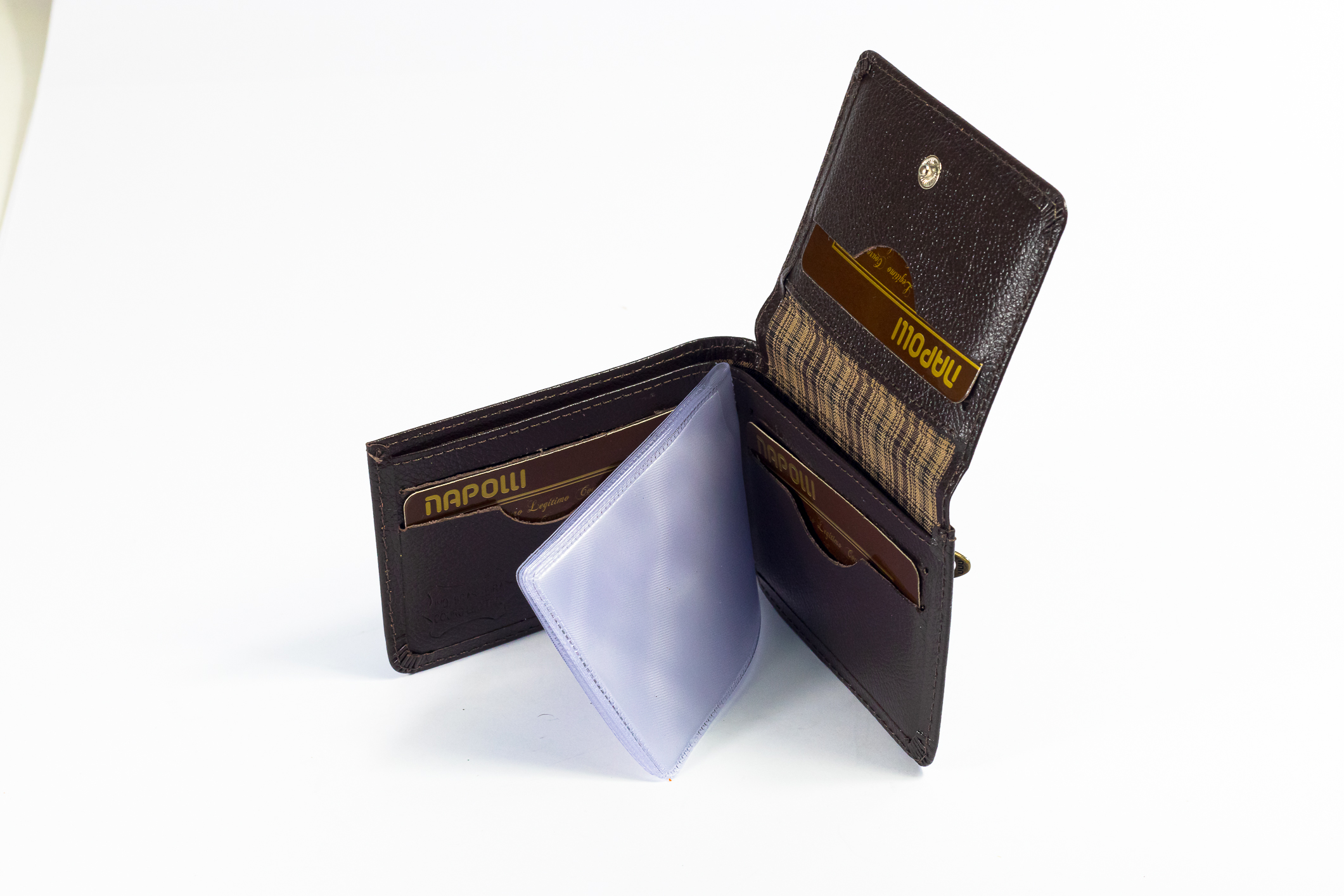 Carteira Masculina de Couro Napolli Executive Master - Image 5