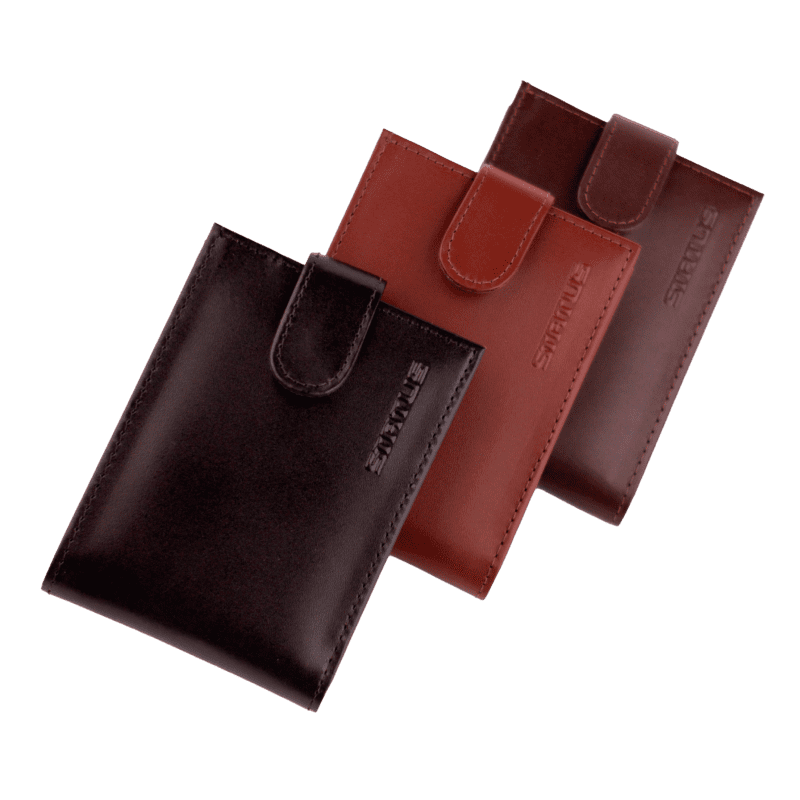 Carteira Masculina de Couro Status Secure