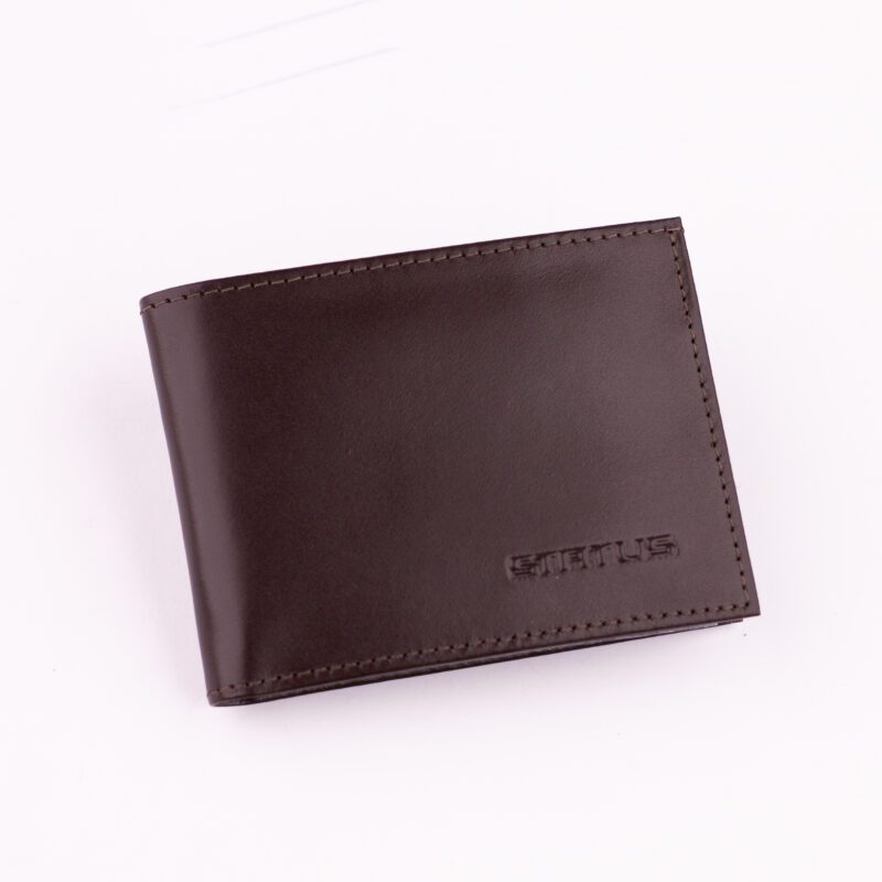 Carteira Masculina de Couro Status Compact